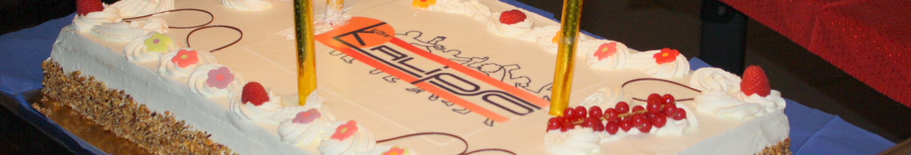 Kalipso Banner Taart 5 jaar Kalipso