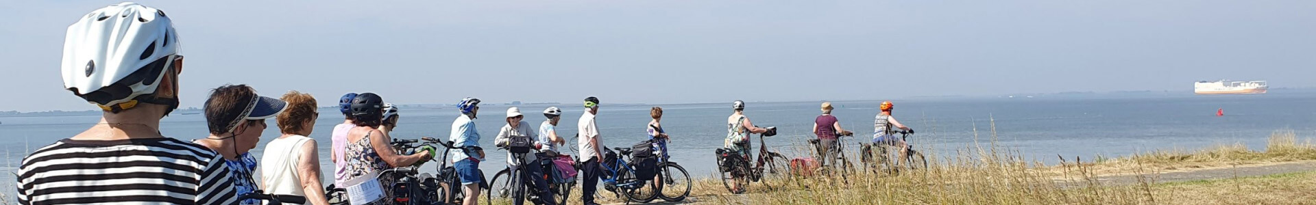 Kalipso Banner Fietsen aan de kust