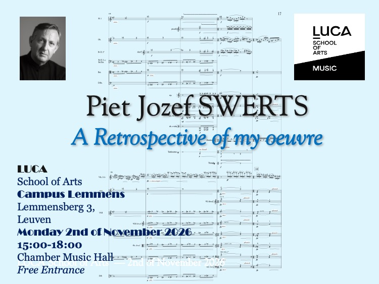 Piet J.SWERTS: A Retrospective of My Oeuvre